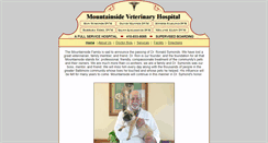 Desktop Screenshot of mountainsidevet.com